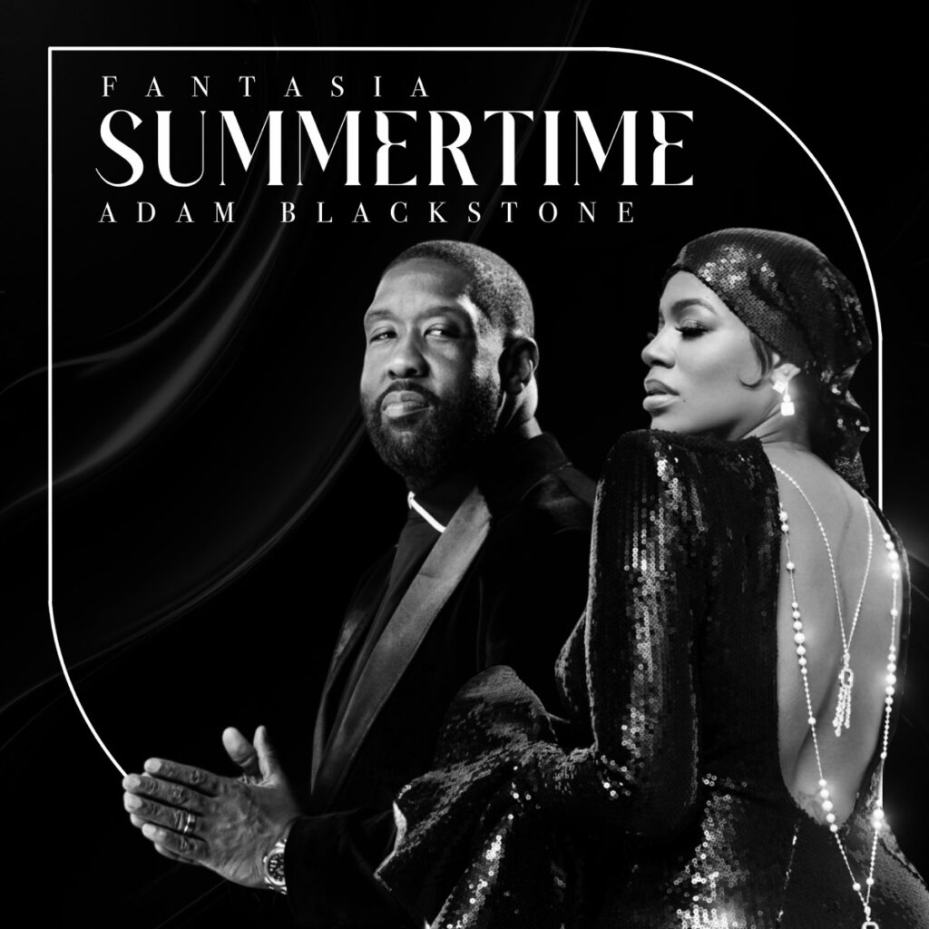 Adam Blackstone and Fantasia Summertime single cover