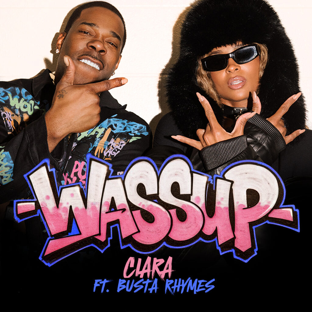 Ciara's Wassup single cover featuring Busta Rhymes