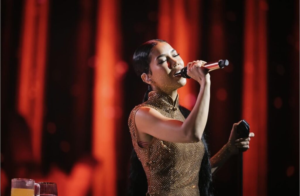 Jhené Aiko at her Magic Hour Tour stop at Barclays Center in Brooklyn.