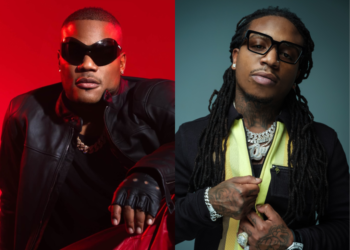 A side-by-side photo of Sean Garrett and Jacquees