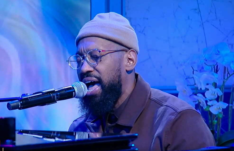 PJ Morton performs "I Found You" on Tamron Hall Show.