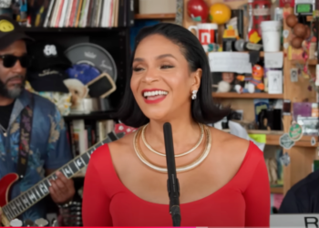 Teedra Moses performs for NPR's Tiny Desk.