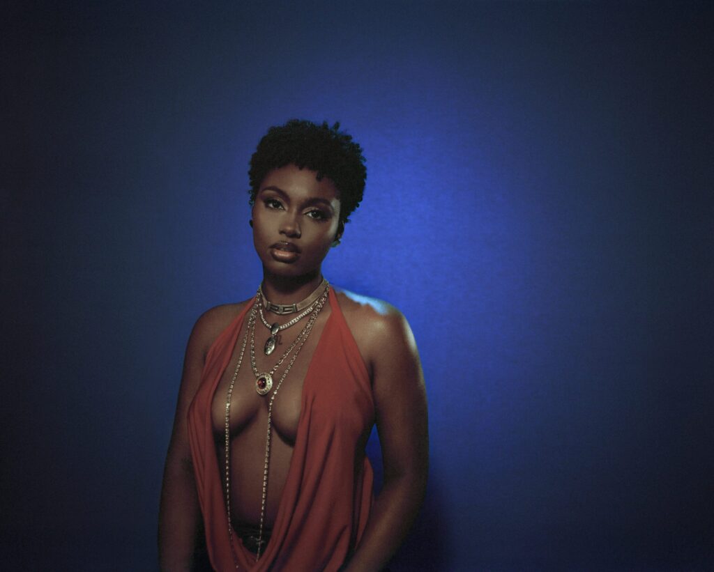 A photo of R&B singer Tiana Major9