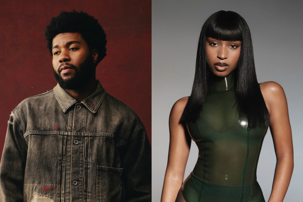An image of singers Khalid and Normani