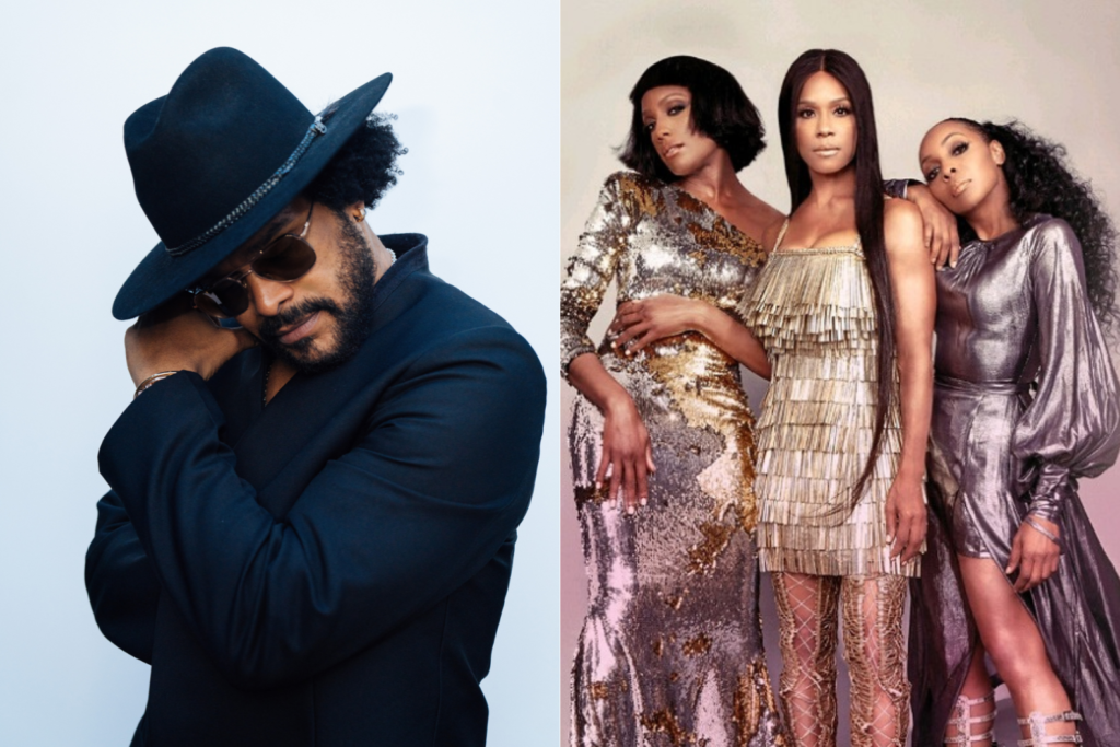 An image of Maxwell and En Vogue, who are among the lineup of performers at the 2025 Love Supreme Jazz Festival.