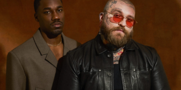 A photo of singers Giveon and Teddy Swims who teamed up for a new song, "Are You Even Real"