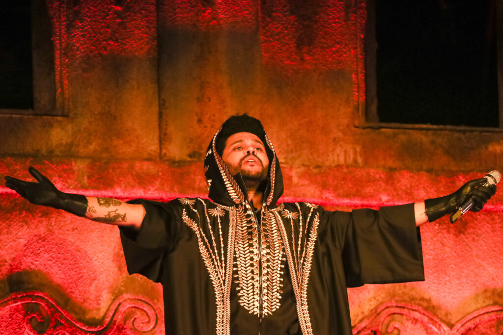 The Weeknd performs on stage during the 'After Hours Til Dawn Tour' at MorumBIS on Sept. 7, 2024 in Sao Paulo, Brazil.