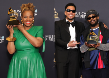 Avery*Sunshine an Anderson .Paak and Knxwledge of NxWorries, who tied for Best Progressive R&B Album at the 67th Grammy Awards.