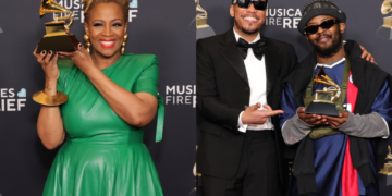 Avery*Sunshine an Anderson .Paak and Knxwledge of NxWorries, who tied for Best Progressive R&B Album at the 67th Grammy Awards.