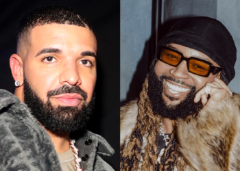 An image of rapper Drake and PartyNextDoor, who plan to release their joint album Some Sexy Songs on Valentine's Day 2025.