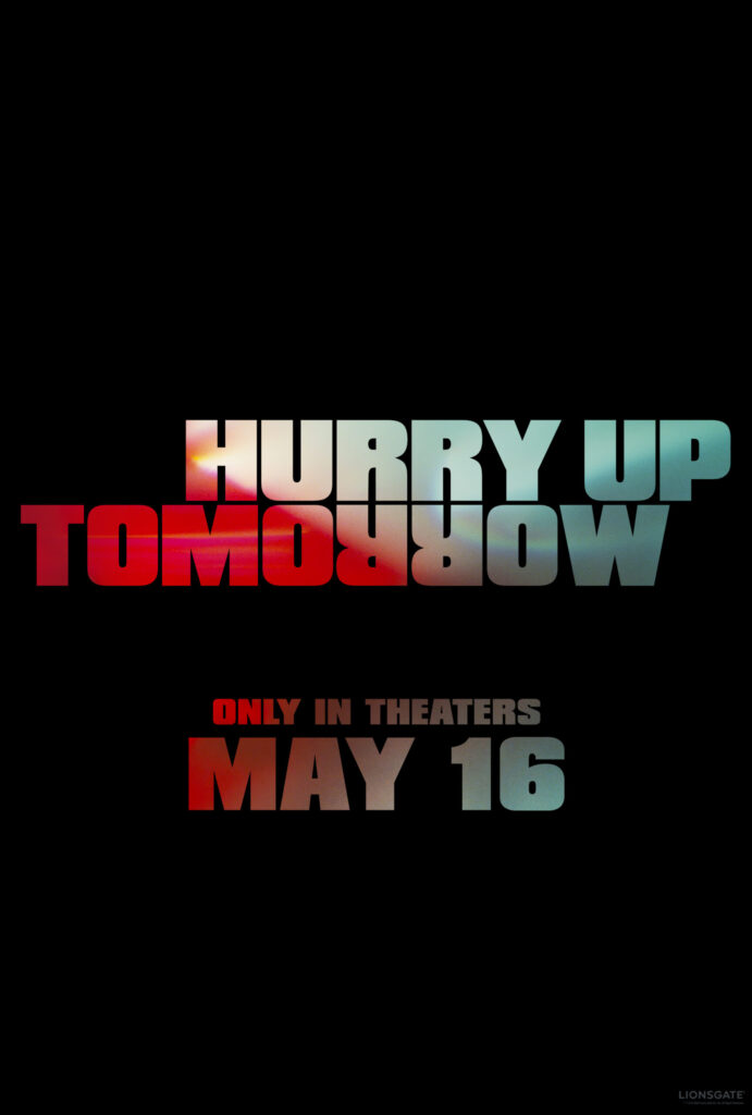 "Hurry Up Tomorrow" movie trailer.