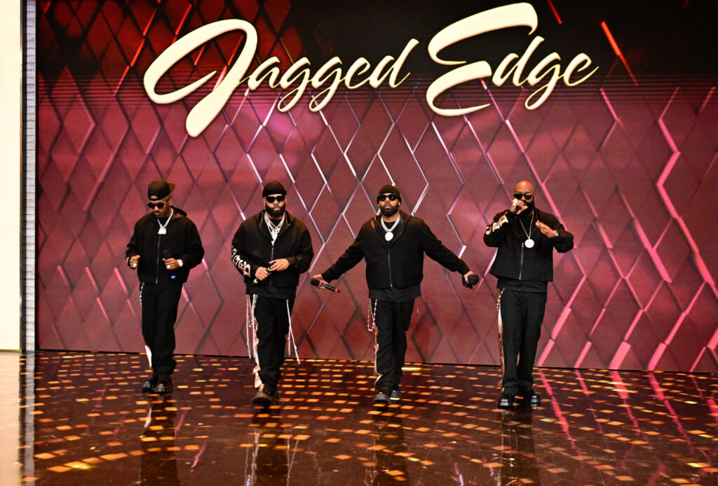 R&B group performing on Tamron Hall