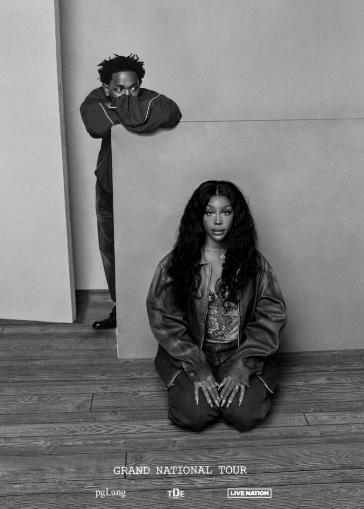 Kendrick Lamar and SZA.