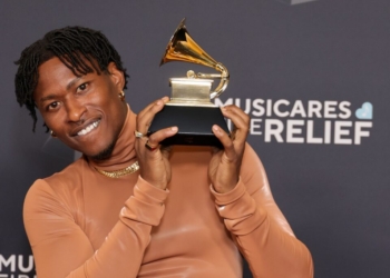 Lucky Daye at the 2025 Grammy Awards.