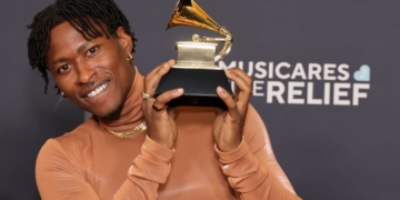 Lucky Daye at the 2025 Grammy Awards.