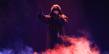 The Weeknd performing "Cry For Me" and "Timeless" at the 2025 Grammys