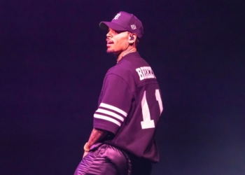 Chris Brown on stage