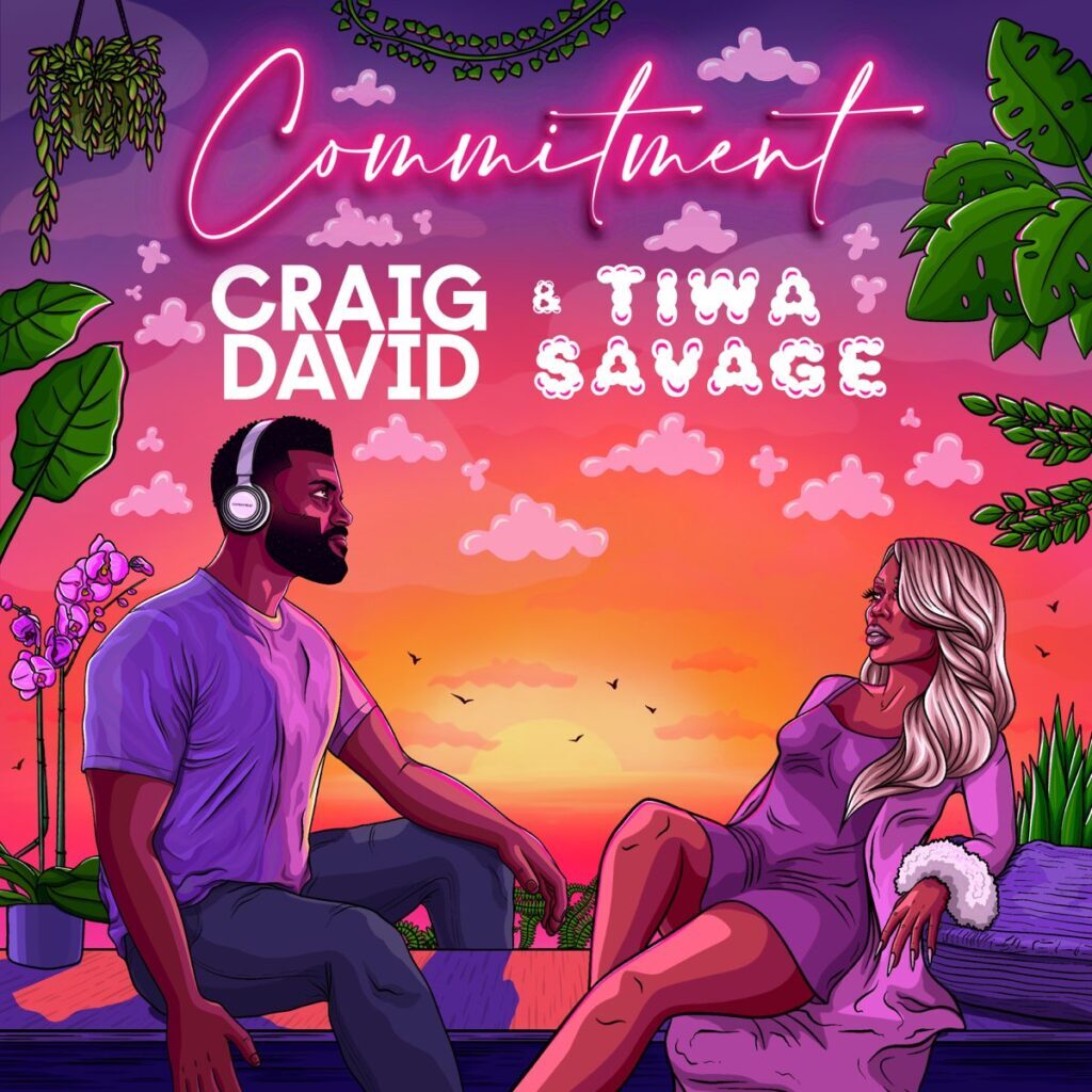 Craig David Tiwa Savage Commitment single cover