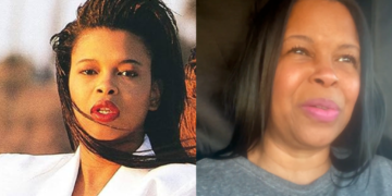 A photo of Dawn Robinson of En Vogue
