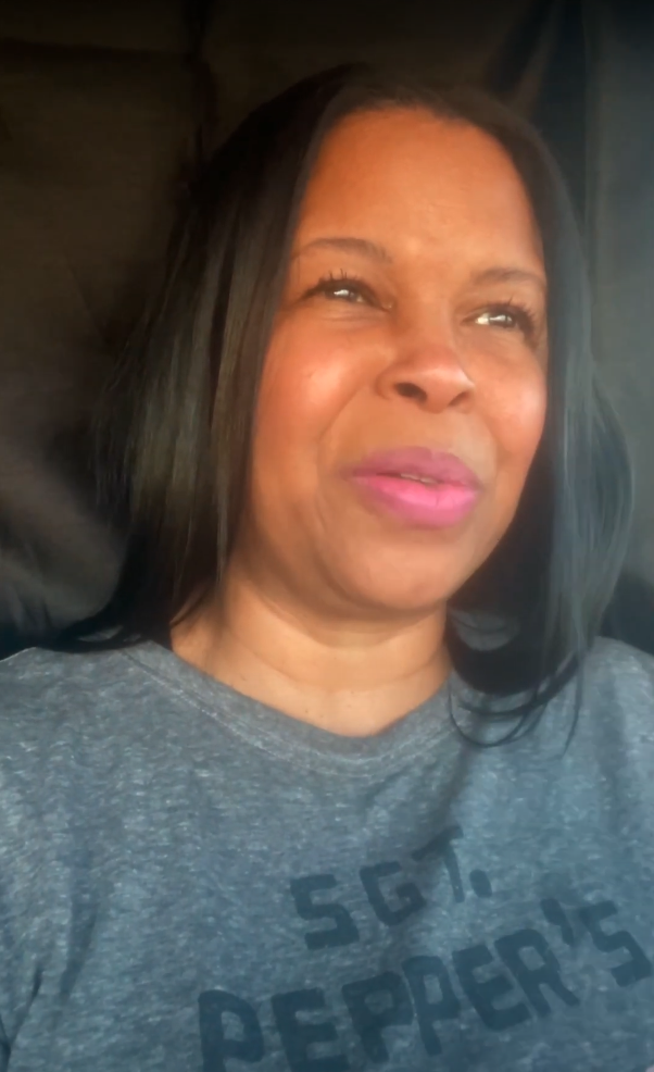 Dawn Robinson speaking in her vlog shared in March 2025.