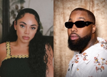 A side-by-side photo of R&B singers Jaz Karis and Kenyon Dixon