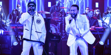 Black Thought and The Roots perform "Used To Love U" with John Legend on The Tonight Show