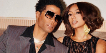 A photo of singers Eric Benét and Keri Hilson