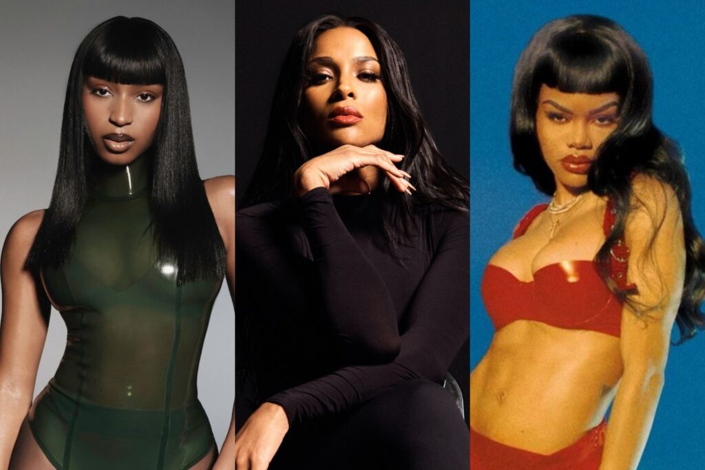 Normani, Ciara, and Teyana Taylor.