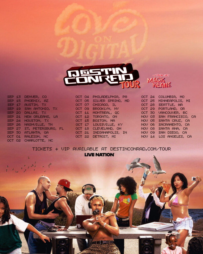 Destin Conrad's Love On Digital Tour poster