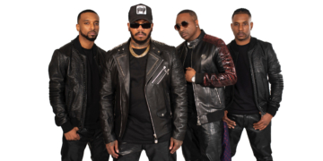 R&B group 112 with founding members Slim and Mike