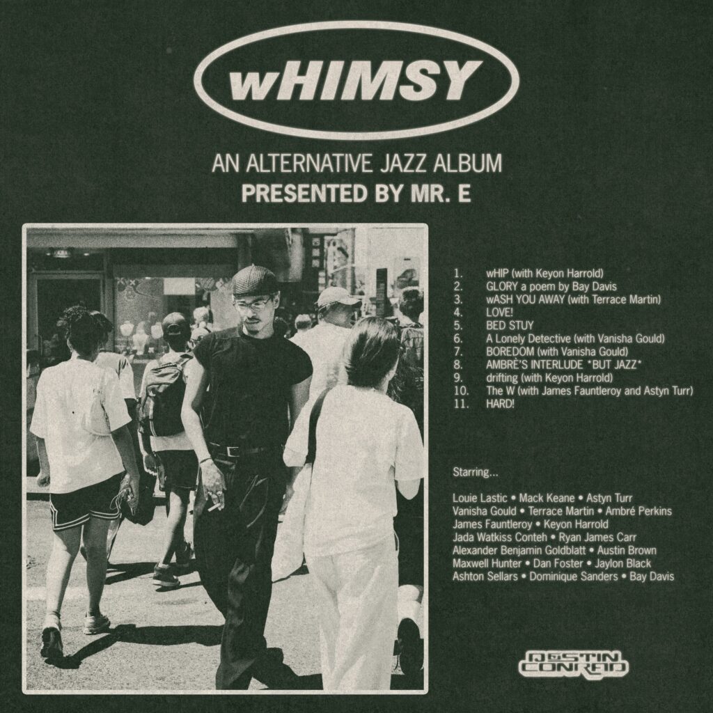 Destin Conrad's Whimsy jazz album cover