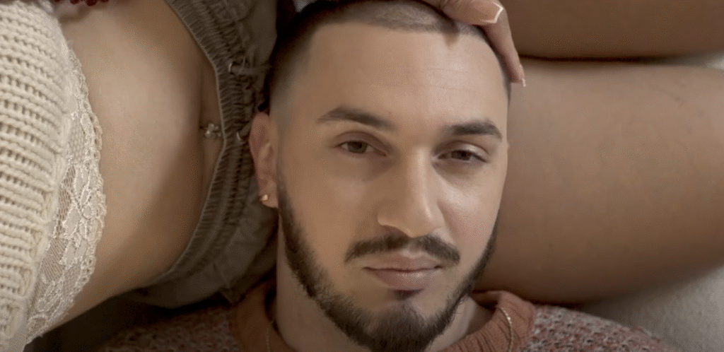 Joe Leone in his "God's Favorite" video.