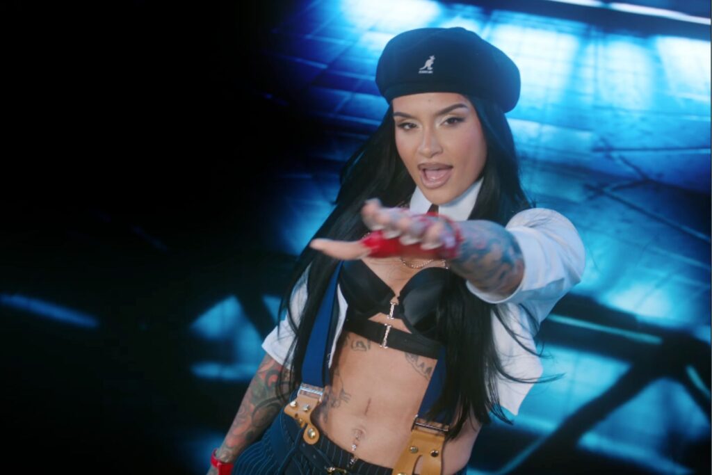 Kehlani in her Out The Window music video