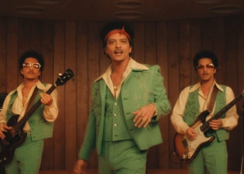 A photo of Bruno Mars in his "I Just Might" video
