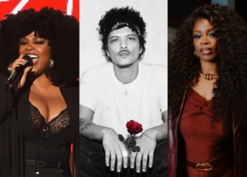 Jill Scott, Bruno Mars and Ari Lennox. (Photo Credit: Live Nation; Live Nation; Enkrypt)