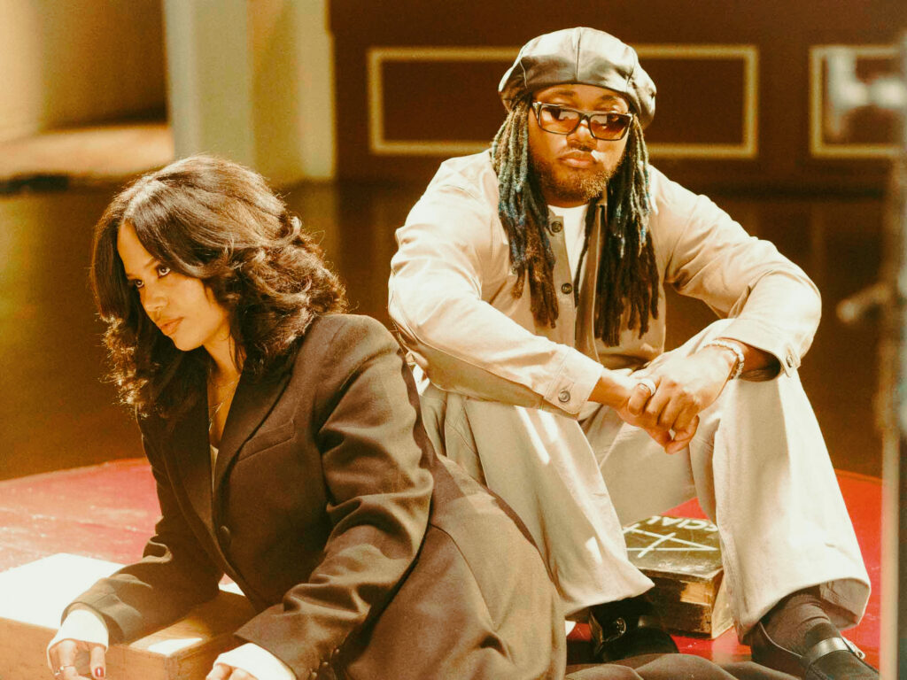 A photo of Baby Rose and Leon Thomas.