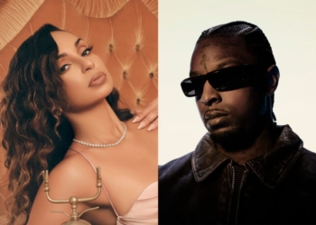 A photo of Mya and 21 Savage