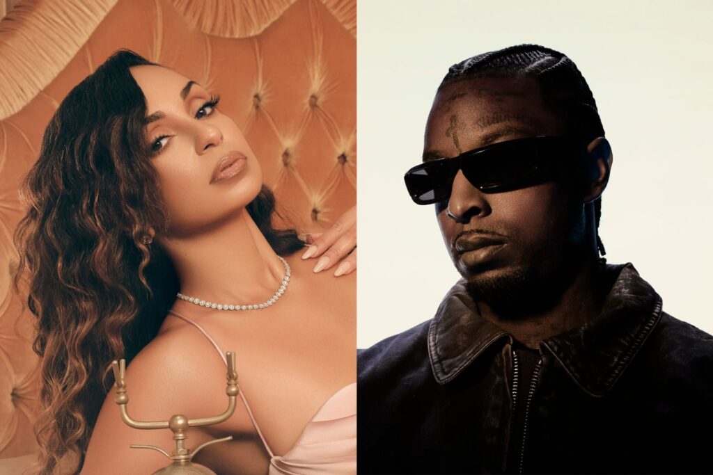 A photo of Mya and 21 Savage