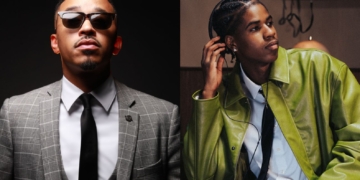 October London and JayDon. (Photo Credit: Courtesy of Death Row Records: Ryo Sato)