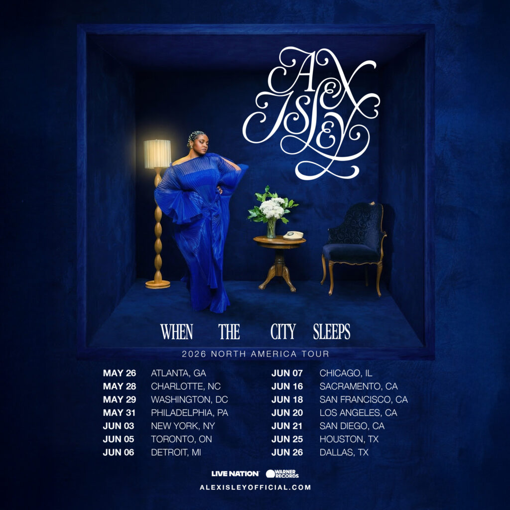 Alex Isley's When The City Sleeps Tour poster
