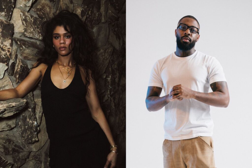 Ama and Brent Faiyaz. (Photo Credit: Josh Flores; Mark Peaced)