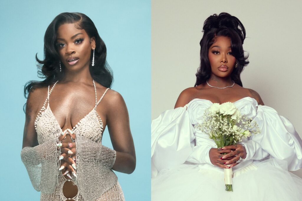 A side by side photo of Ari Lennox and Summer Walker