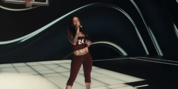 Kehlani performing "Folded" for Amazon Music presents In the Paint.