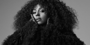 Promotional portrait of R&B singer Ledisi with voluminous hair, announcing her role in the Broadway musical Wanted.