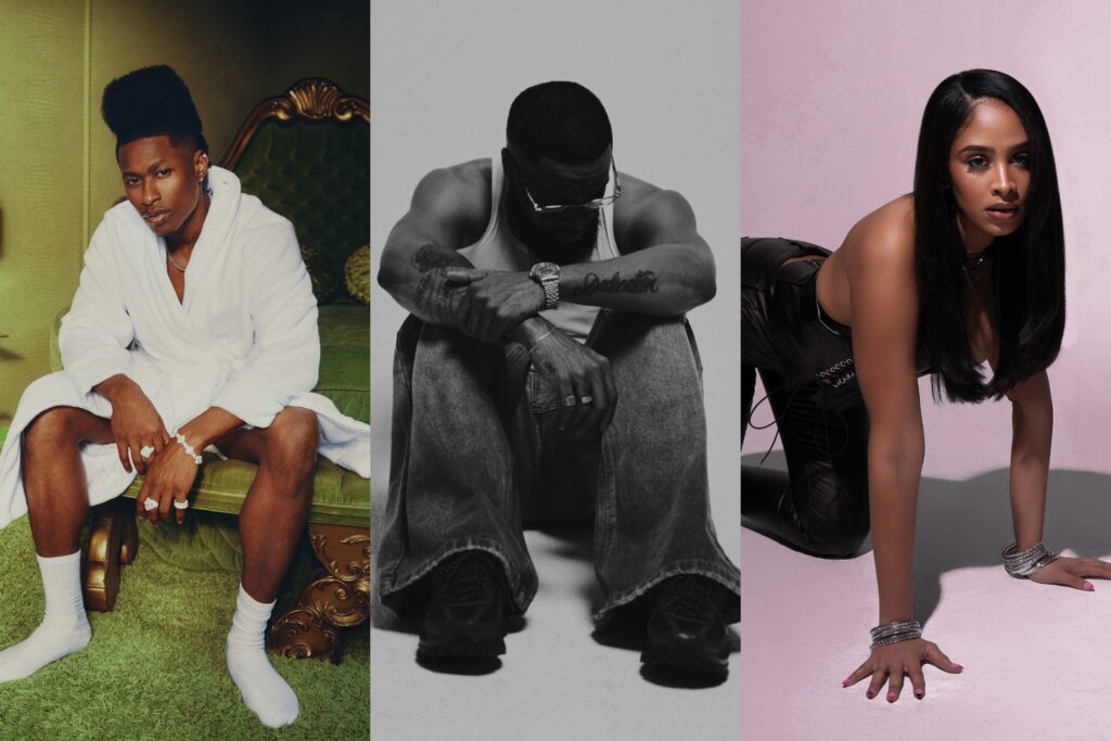 Lucky Daye, Kenyon Dixon and Angelica Vila.