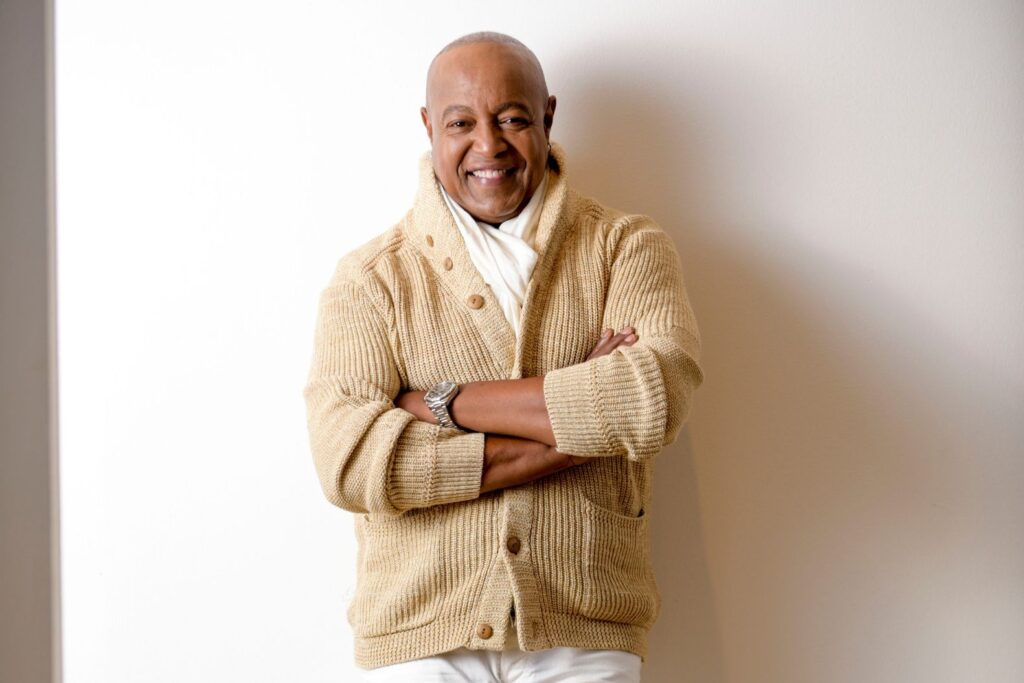 A photo of Peabo Bryson smiling