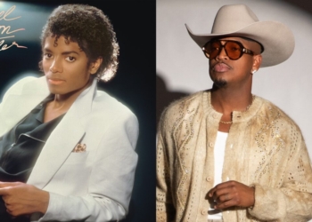 Michael Jackson and Ne-Yo. (Photo Credit: Sony Music; Thomas Herold)