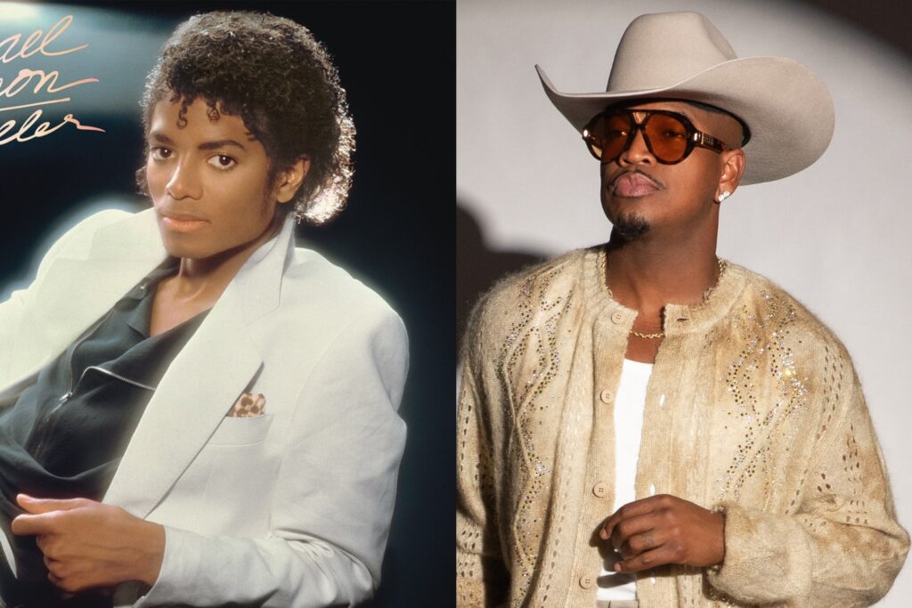 Michael Jackson and Ne-Yo. (Photo Credit: Sony Music; Thomas Herold)